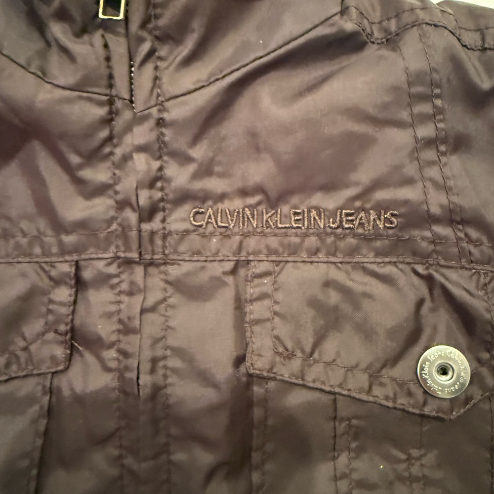 Calvin Klein Jeans Boys 18 month Brown Hooded Jacket - Picture 2 of 12
